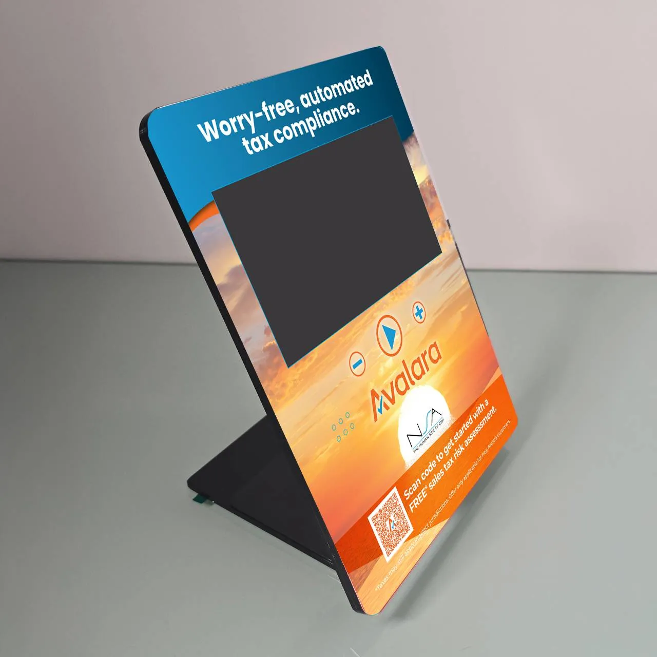Countertop video display