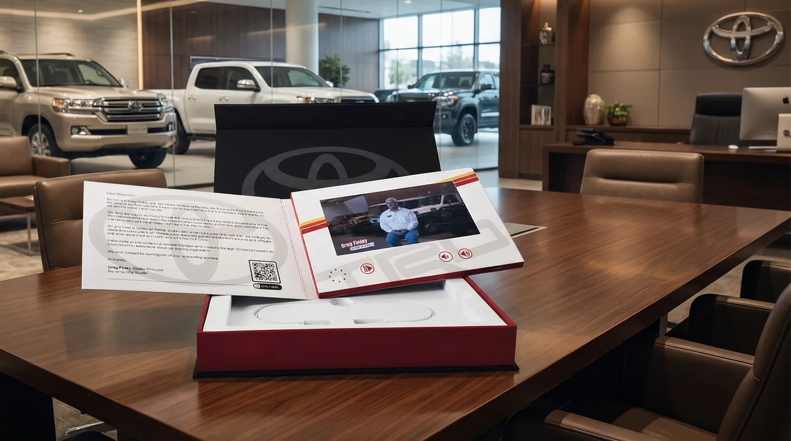 Toyota video mailer
