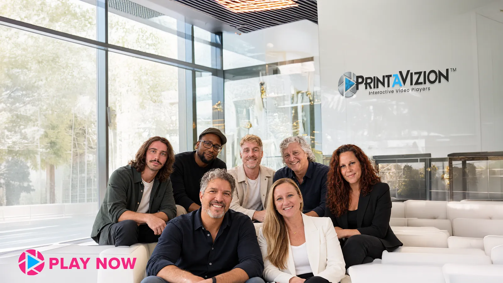 The PrintAVizion team in the studio